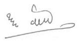 Signature of Ambassador Ranjith Uyangoda