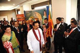 SLBCJ's participation in the visit to Japan of HE The President Mahinda Rajapakse, in March 2013