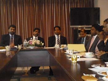 Meeting with the Deputy plantation Minister