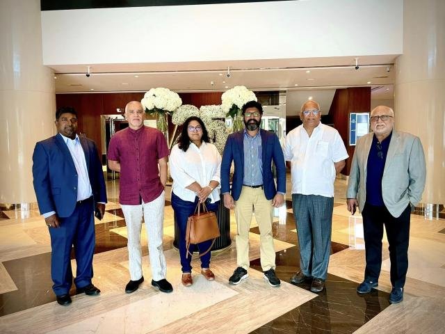 SLBCJ International Director Mr. Sajeev Rajaputhra had a meeting regarding the establishment of an International Federation of Business Councils