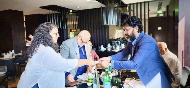 SLBCJ International Director Mr. Sajeev Rajaputhra had a meeting regarding the establishment of an International Federation of Business Councils