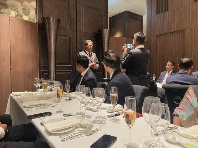 Business Council Official Dinner for 2024 at the Tokyo intercontinental Bay Hotel.