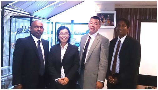 RamaDBK representatives meeting international business partners