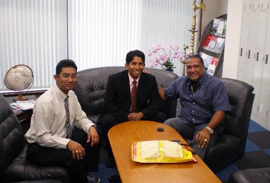 RamaDBK team members in a business meeting
