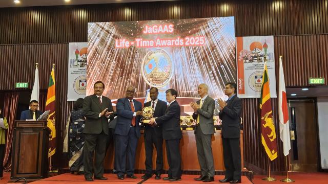 JaGAAS Lifetime Award 2025.
