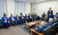 SLBCJ Executive Committee Members Meet The President of Sri Lanka in Tokyo to discuss the Federation of Sri Lanka 
Business Councils in the world.